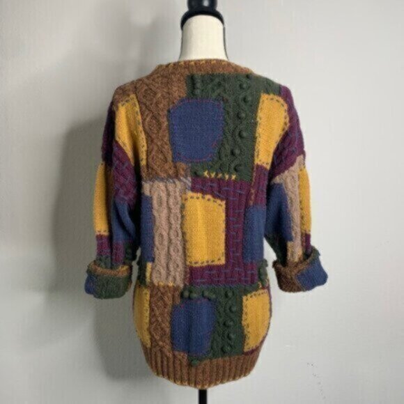 Express Tricot Rare Vintage Color Block Sweater - Picture 9 of 10